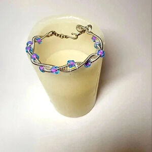 Pretty Handmade Wire Wrapped Bracelet